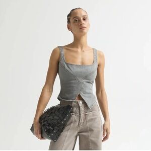 DALA Broken Corset Top NWT